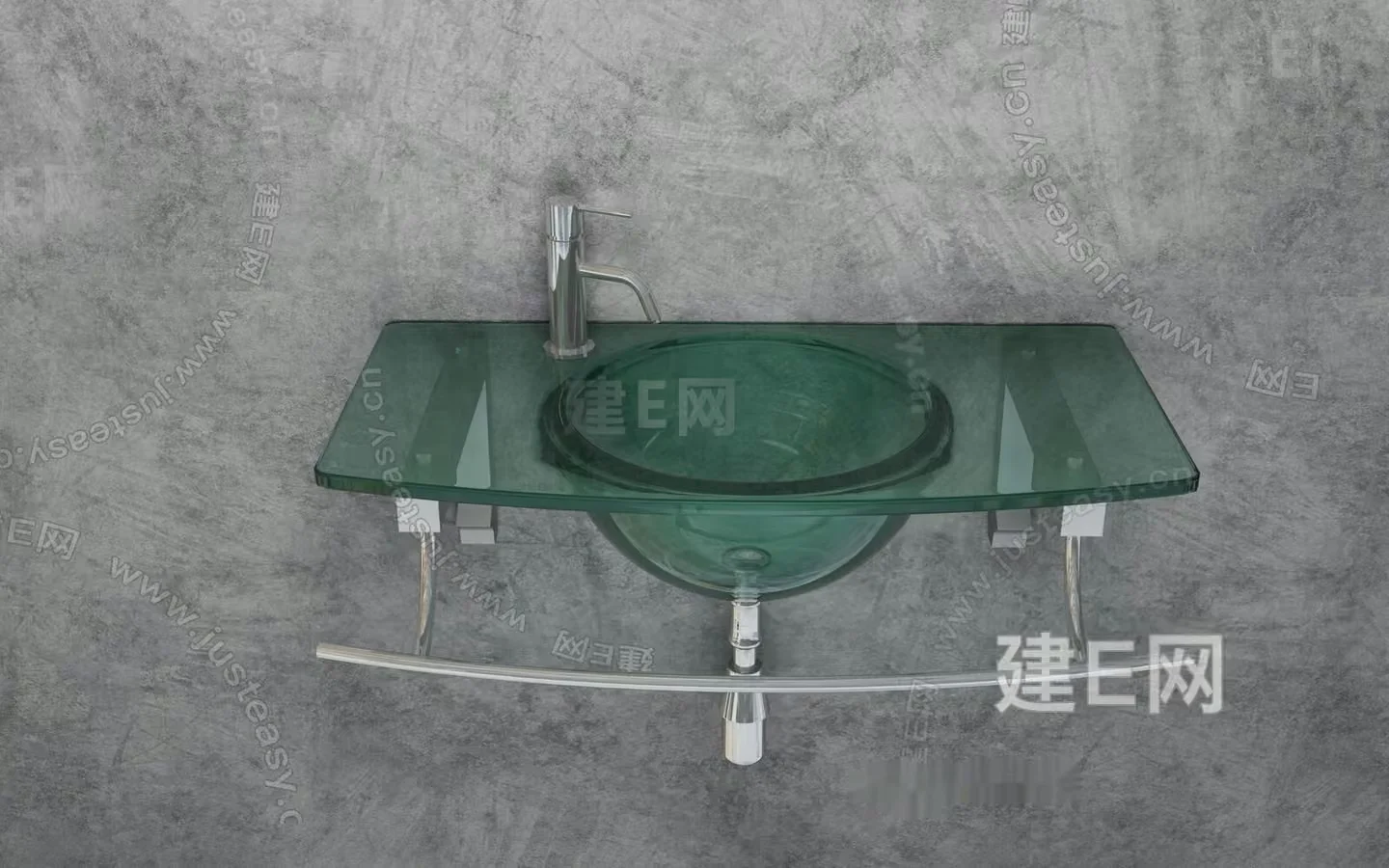 Modern Bathroom Sink 3D Model – 8126 – VRAY Render