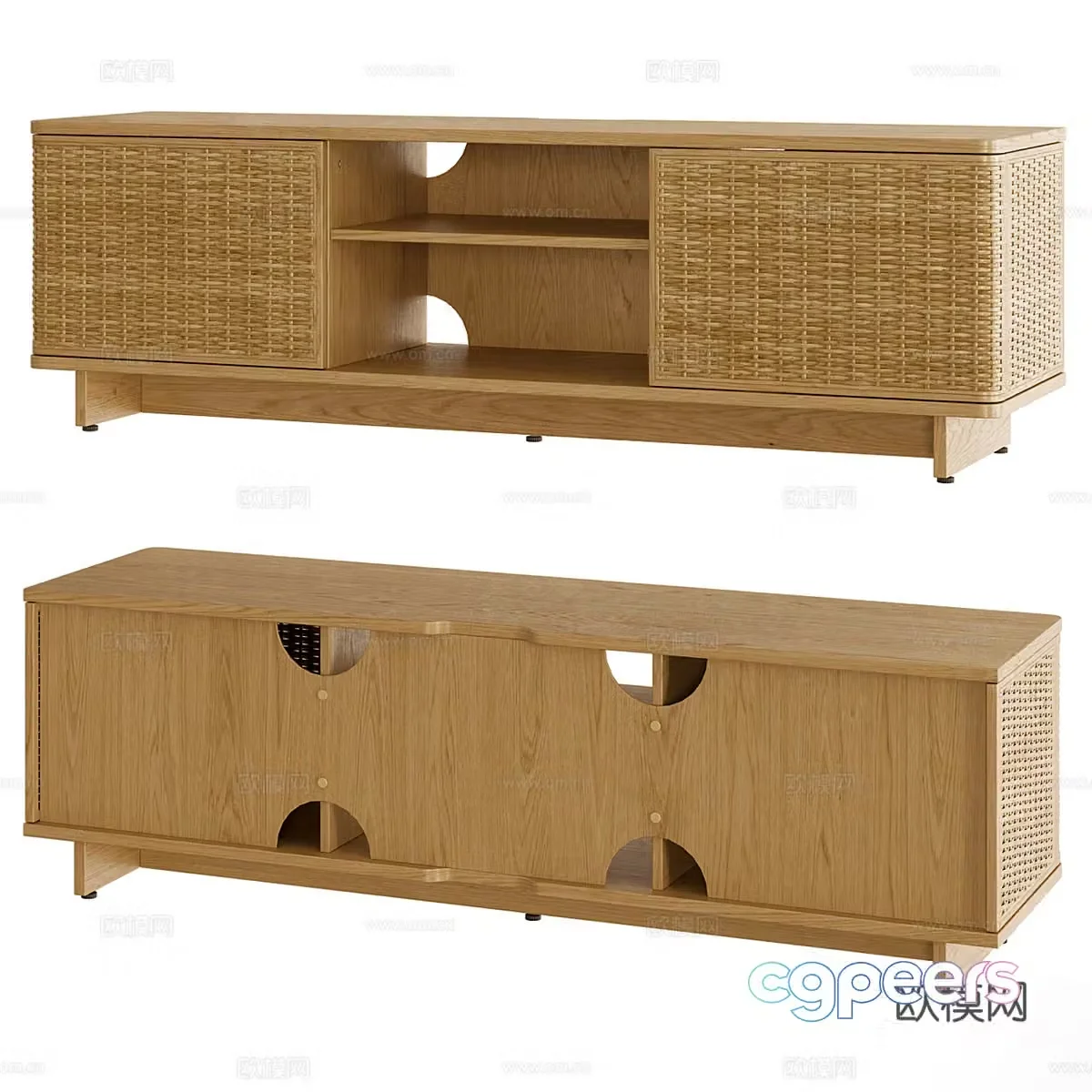 3d model of chest of drawers