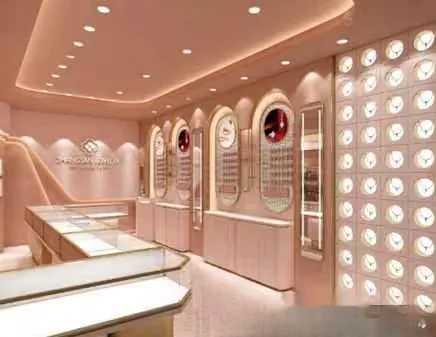 Modern Pink Storefront 3D Model – 13501 – VRAY Render