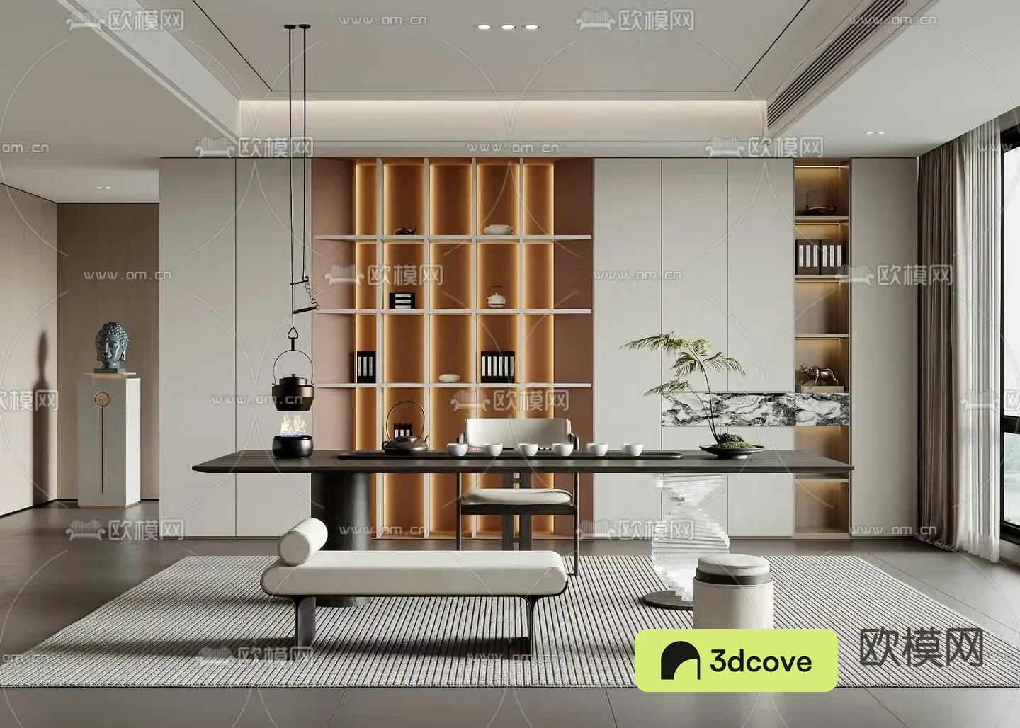Modern tea room