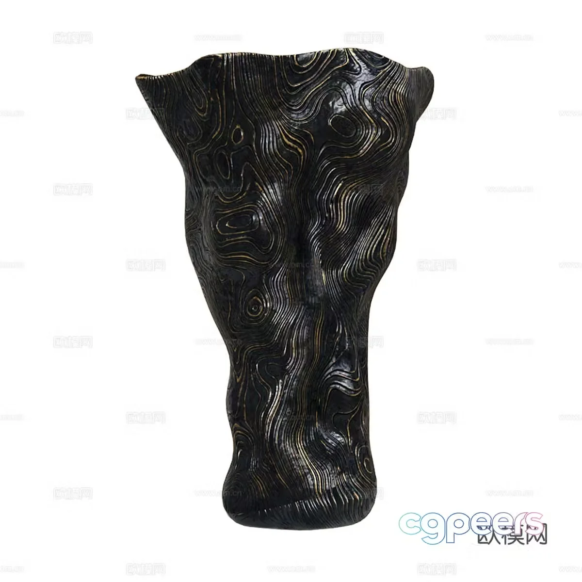 New Chinese style pot vase 3d model