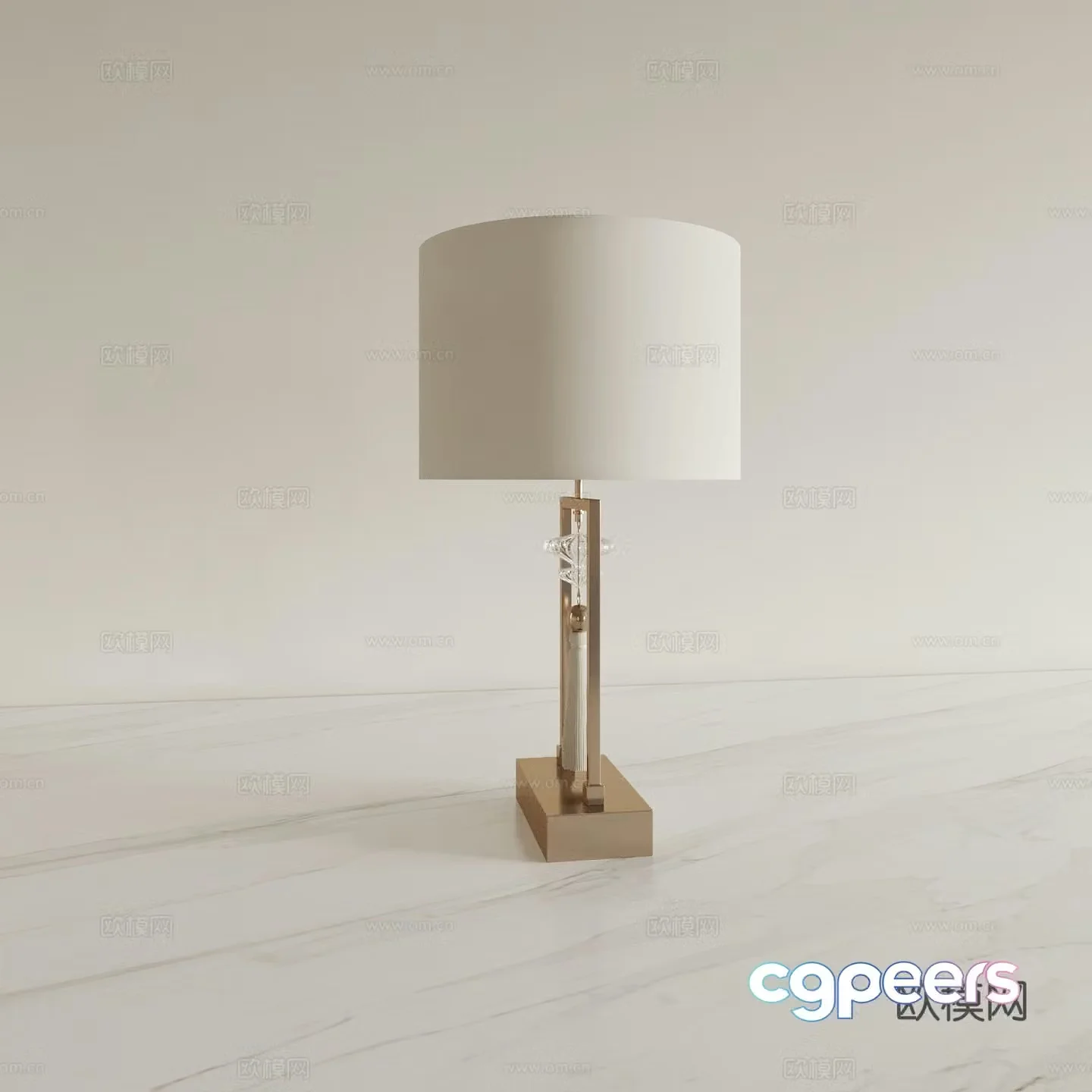 Modern desk lamp bedside lamp night lamp 3d model
