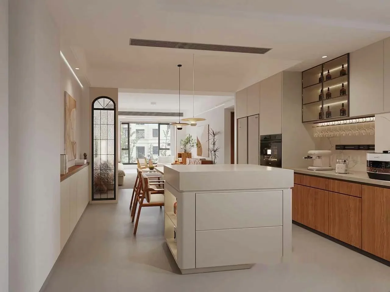 A Modern Kitchen 3D Model – 11014 – CORONA Render