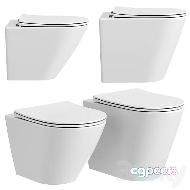 3ds Max Free – Toilet bowl Ceramica Nova HIGHLIGHT