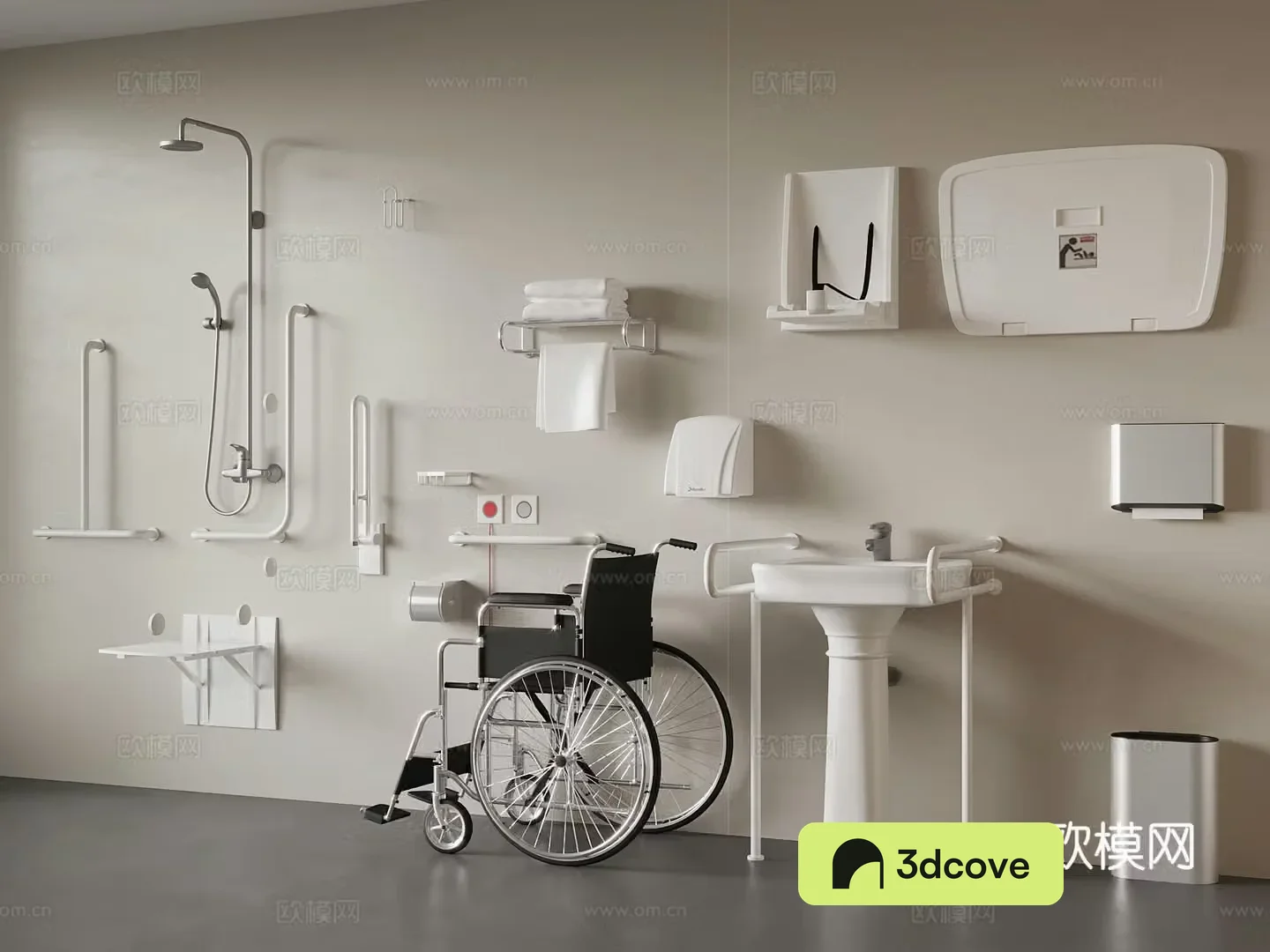 Third bathroom disabled bathroom supplies barrier-free toilet wheelchair bathroom stool