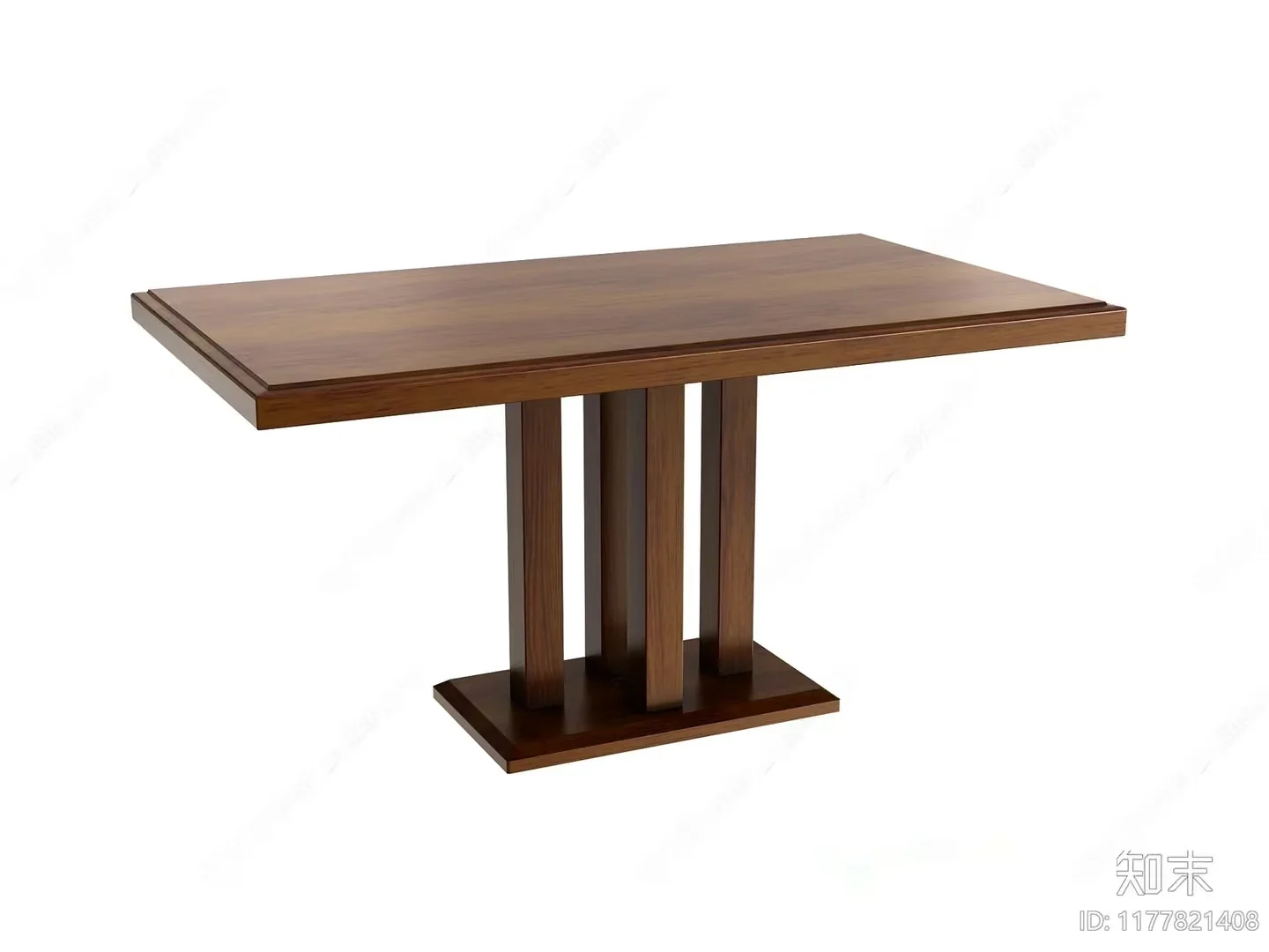 Wooden Table 3D Model – 2576 – VRAY Render