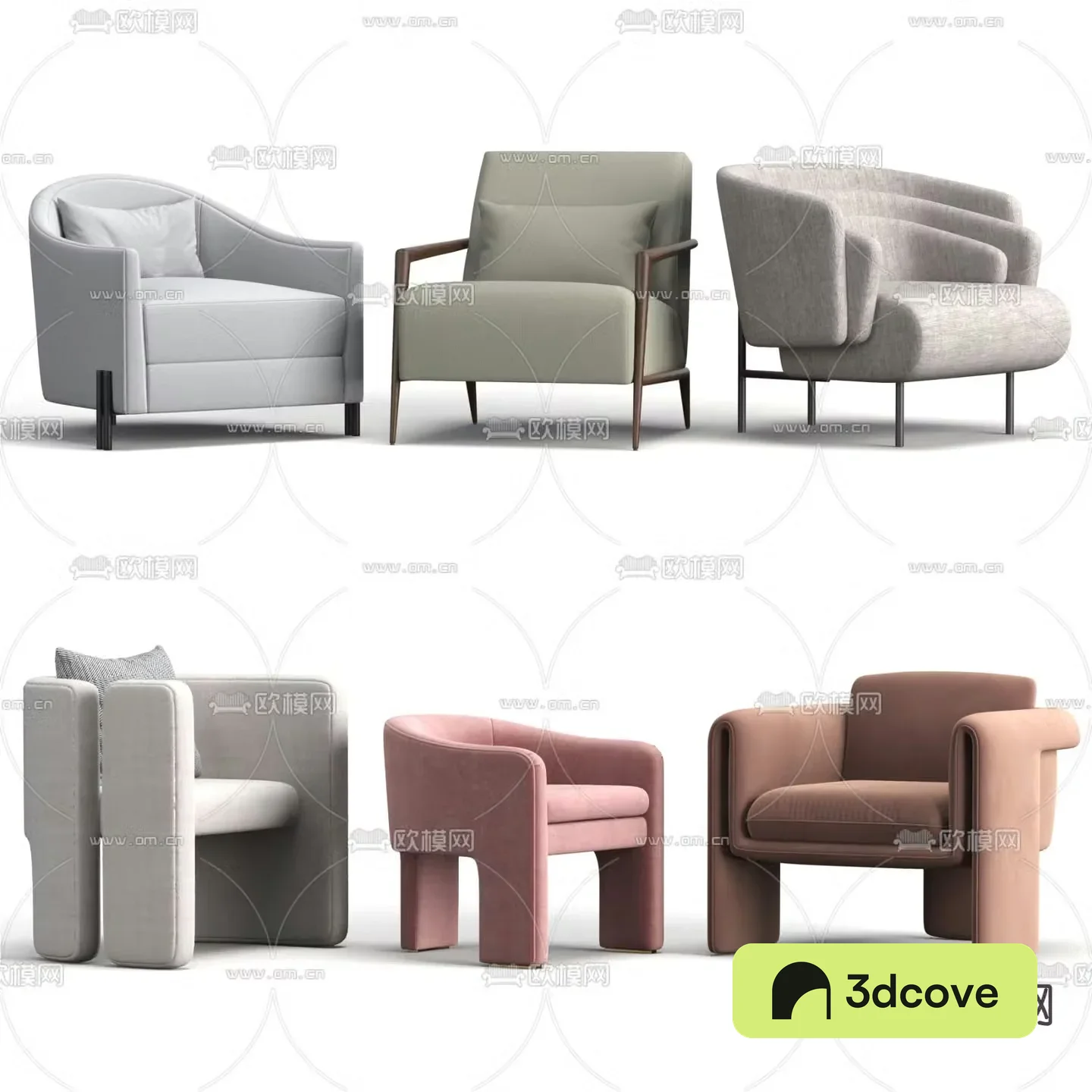 Modern single chair sofa chair leisure chair