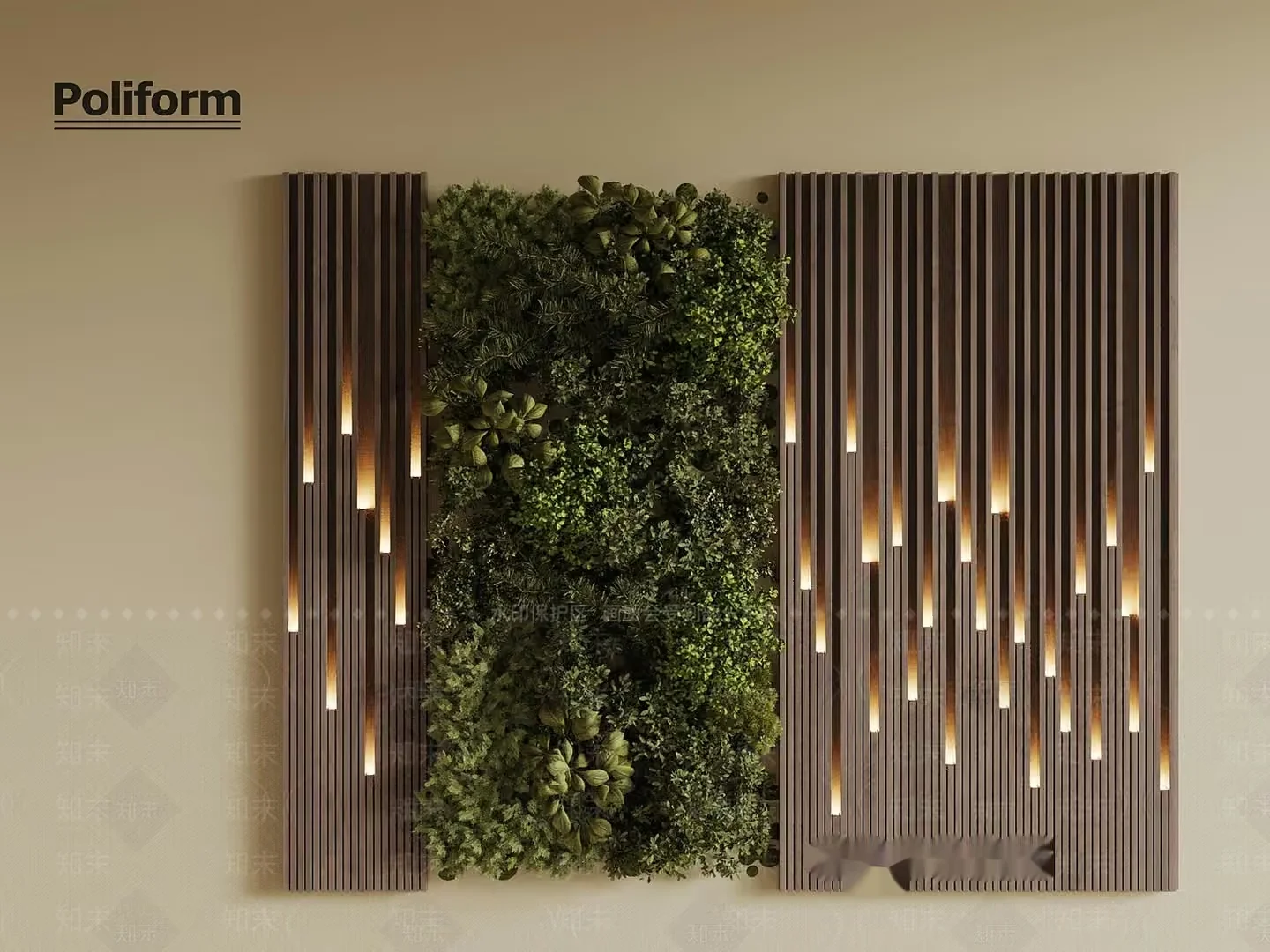 Modern Wall Decor 3D Model – 22547 – VRAY Render