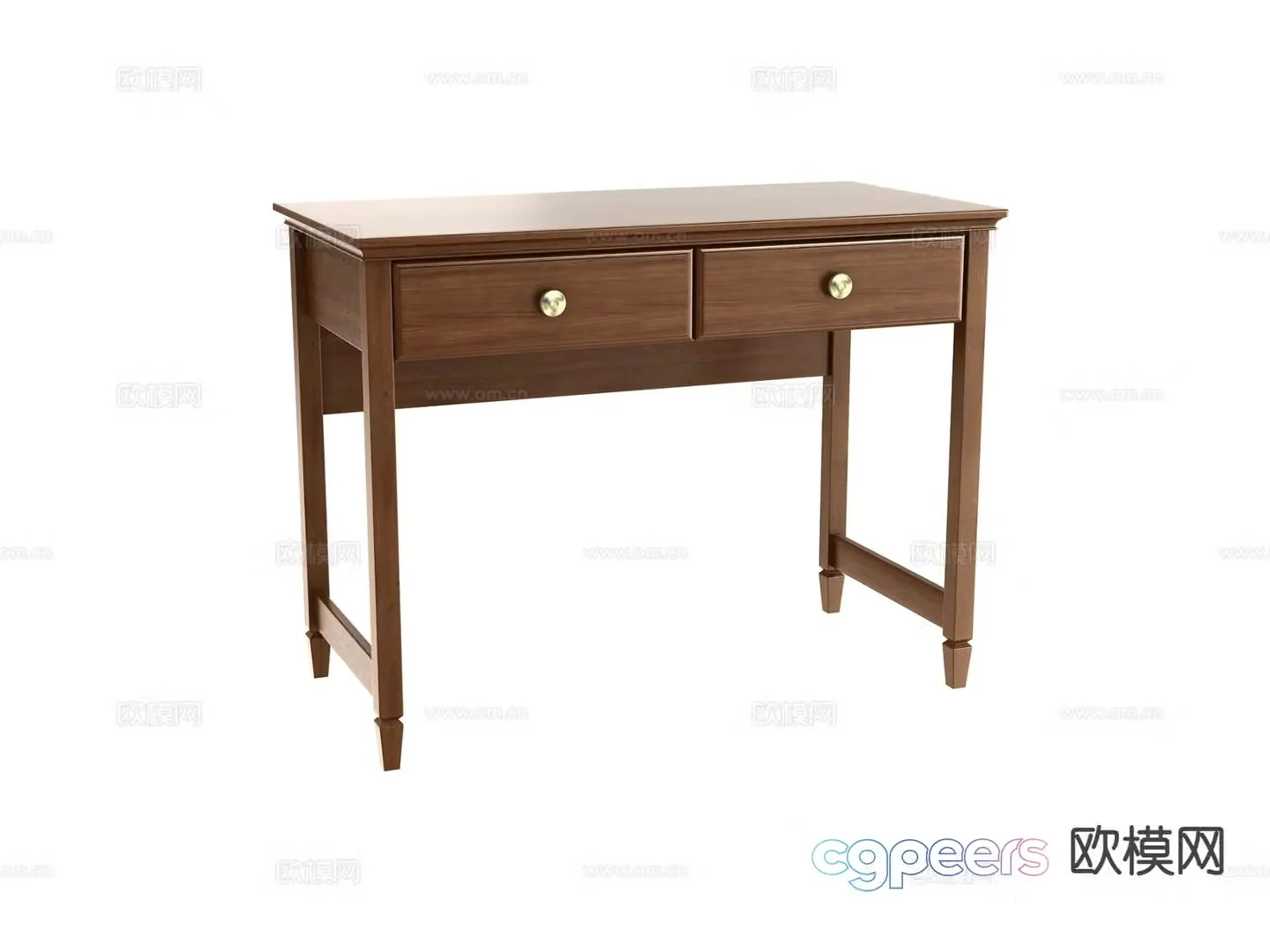 New Chinese style desk desk 3d model