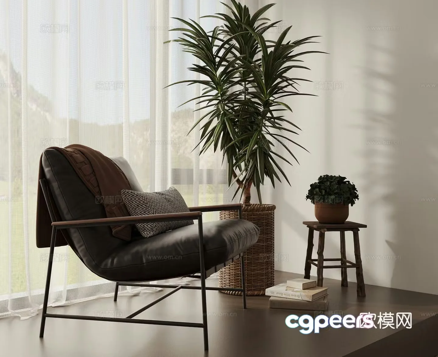 Leisure chair sofa chair 3d model