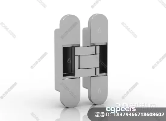 Metal Door Hinge 3D Model – 7404 – VRAY Render
