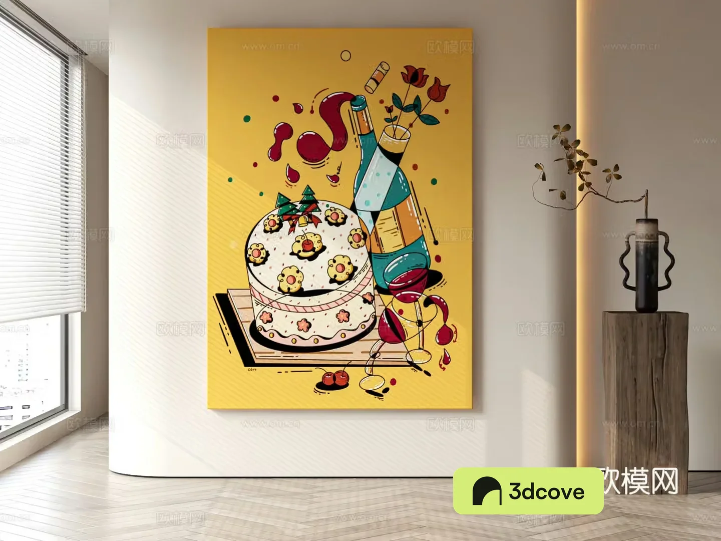 Modern style decorative painting