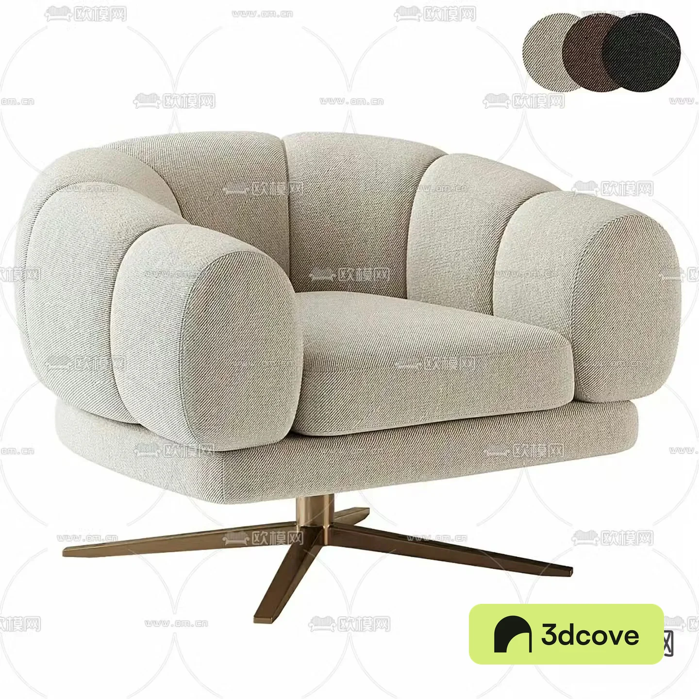 Sunset swivel chair