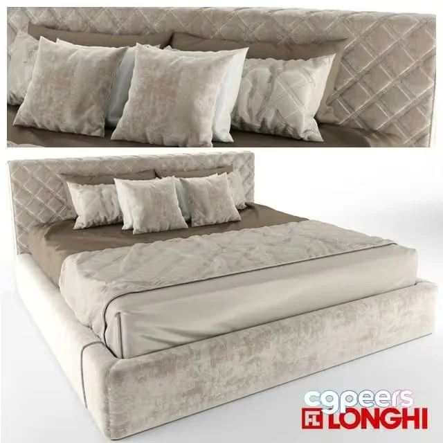 3ds Max Free – LONGHI-HELMUT BED