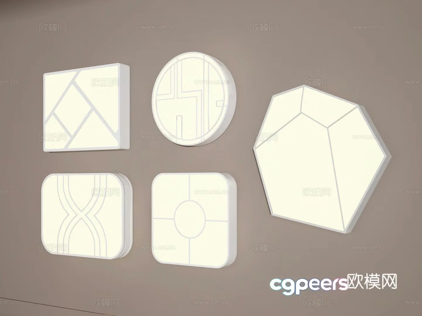 Ceiling light 3d model