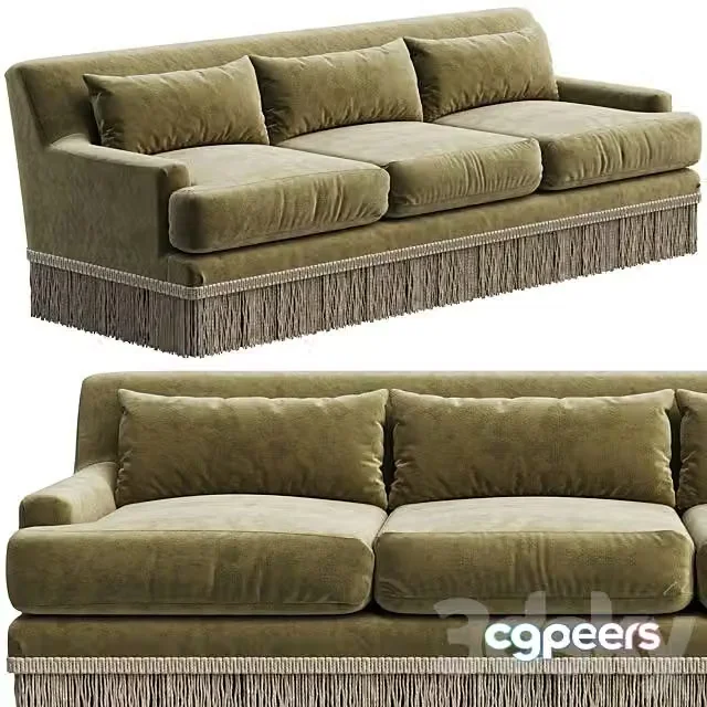3ds Max Free – Sofa Yves by Baker furniture