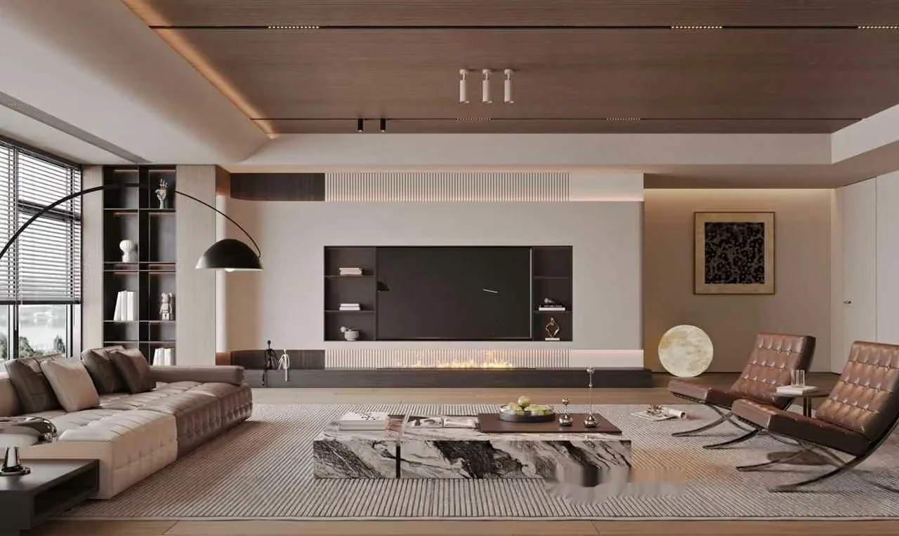 Modern Living Room 3D Model – 10692 – CORONA Render