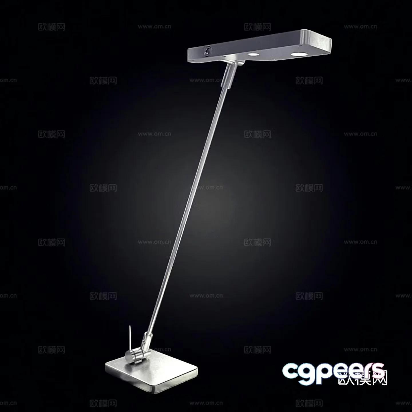 Industrial wind table lamp Reading lamp Eye protection table lamp 3d model