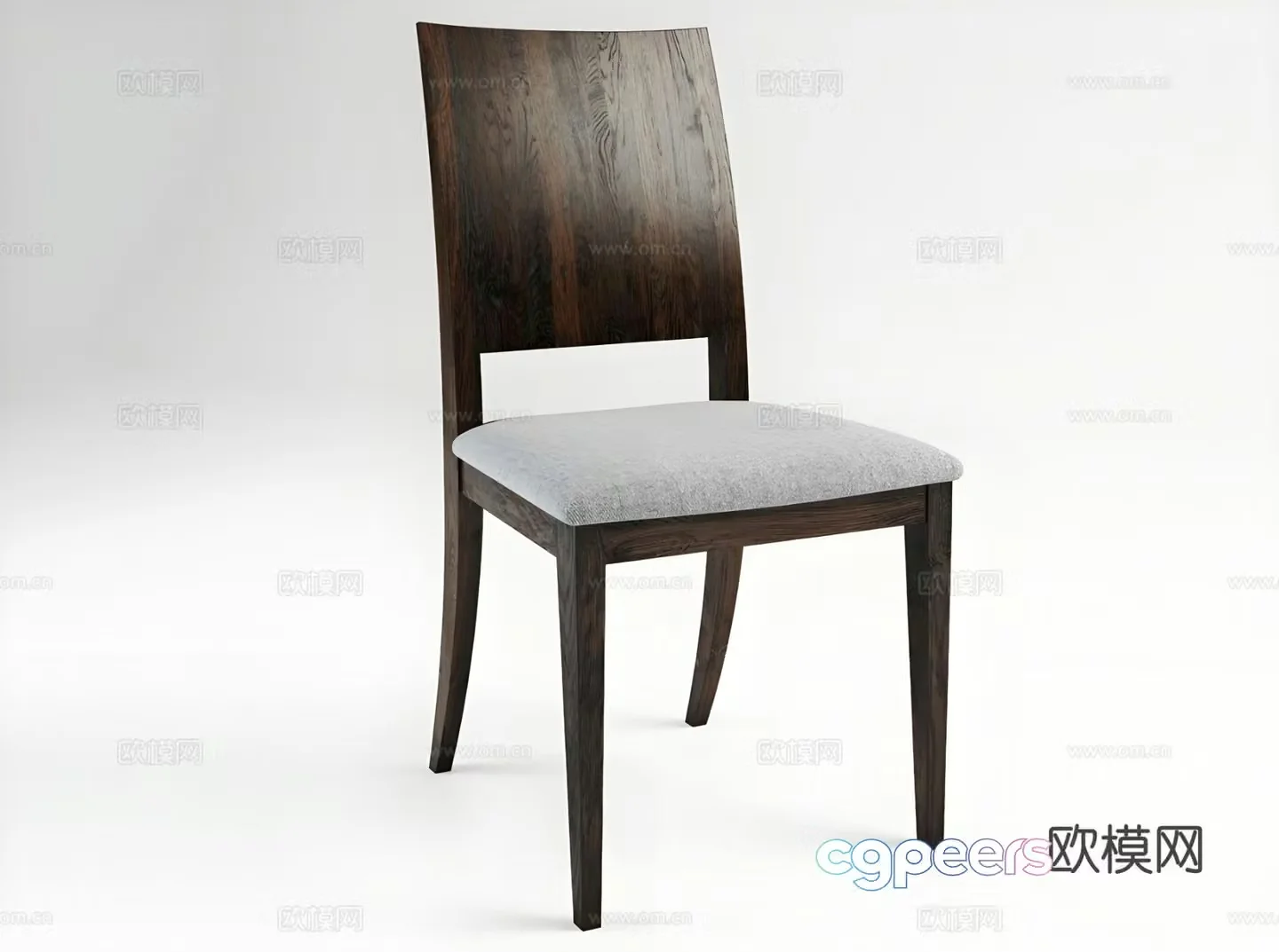 Wabi-sabi chair dining chair 3d model