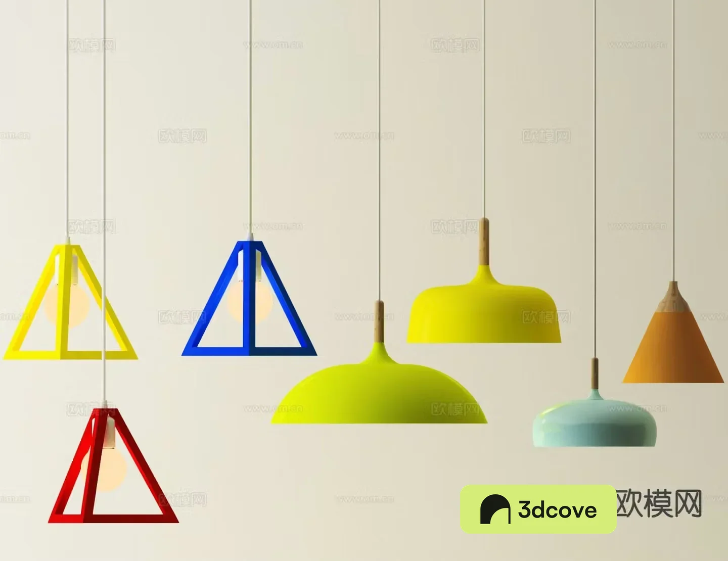 Colorful small chandelier bedside small chandelier