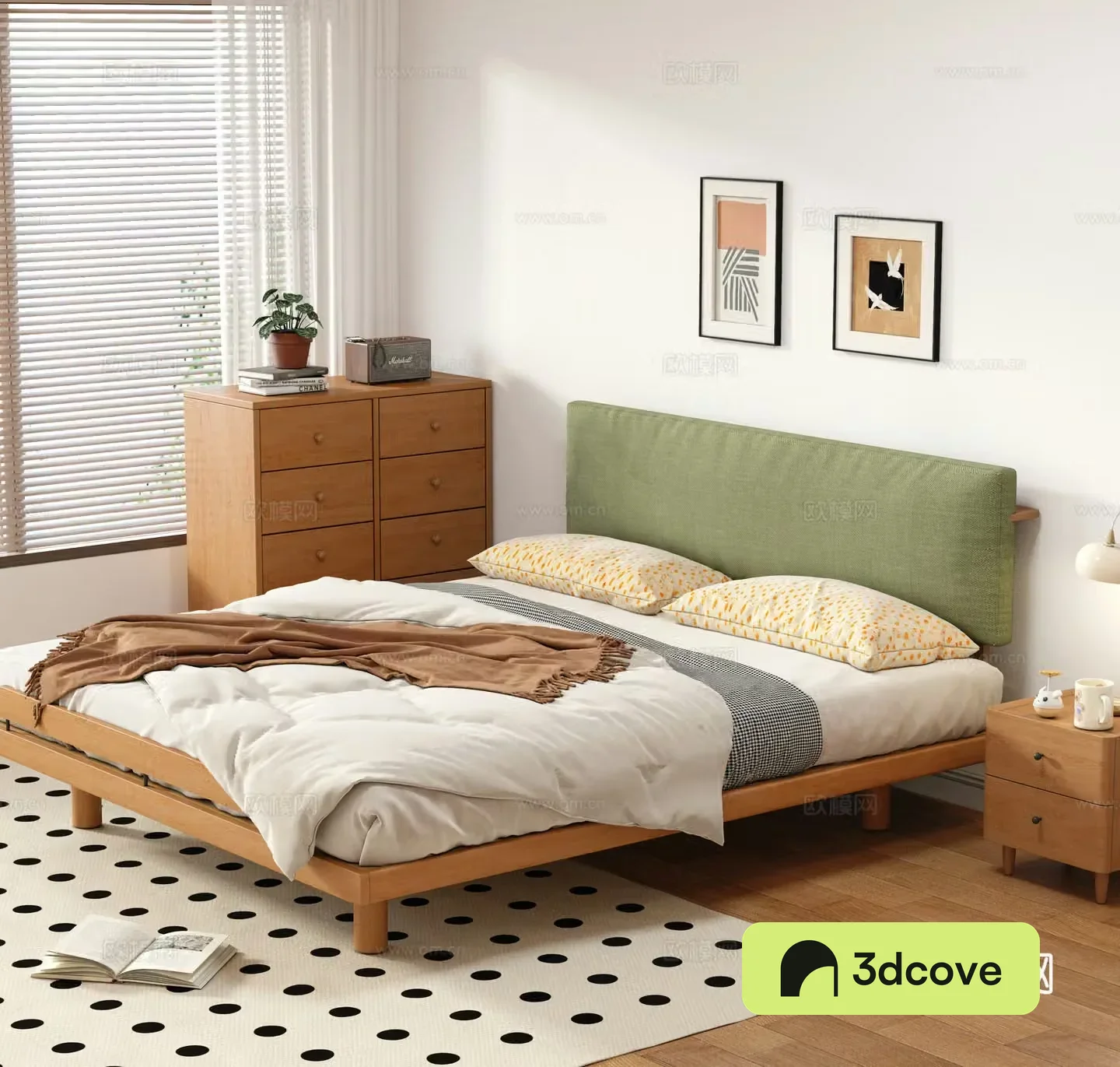 Japanese double bed