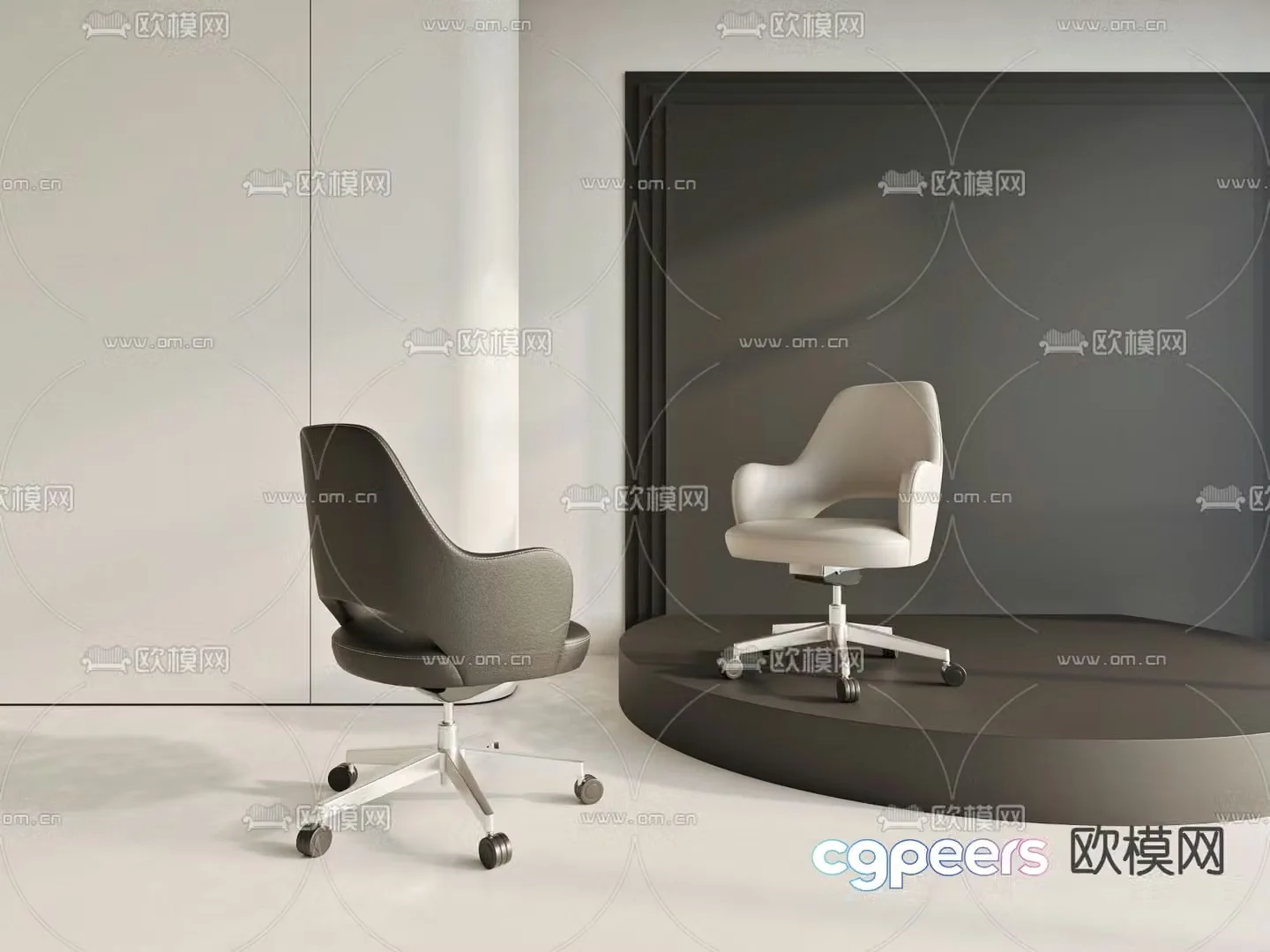 Modern office chair 3d model