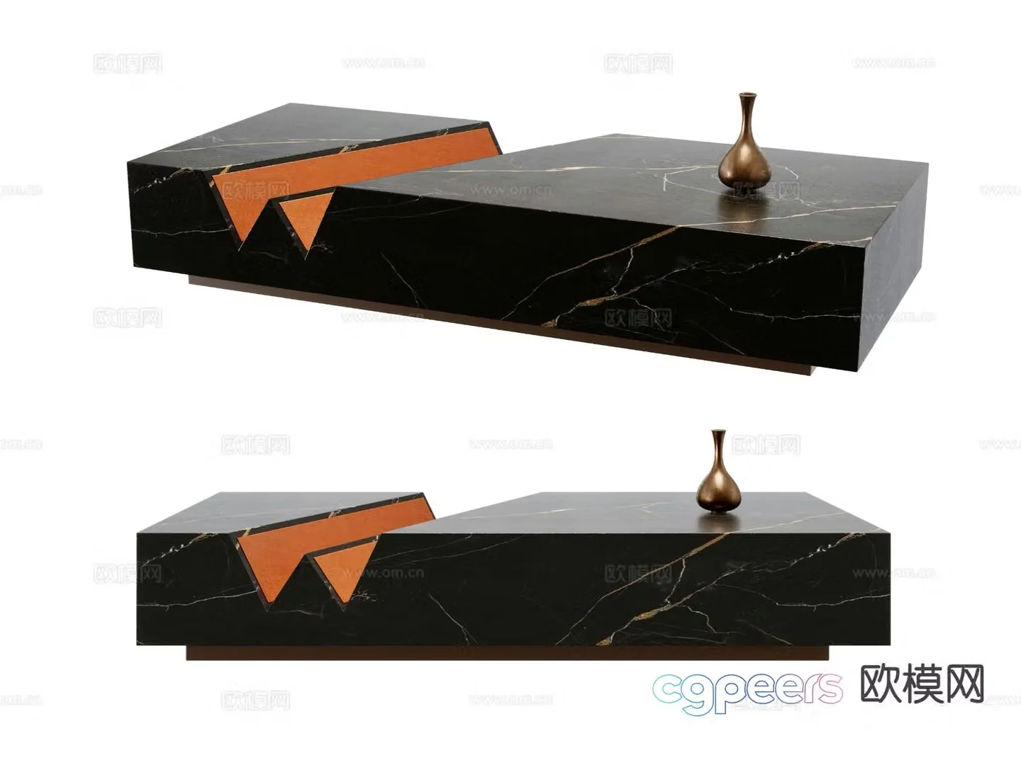 Modern coffee table 3d model
