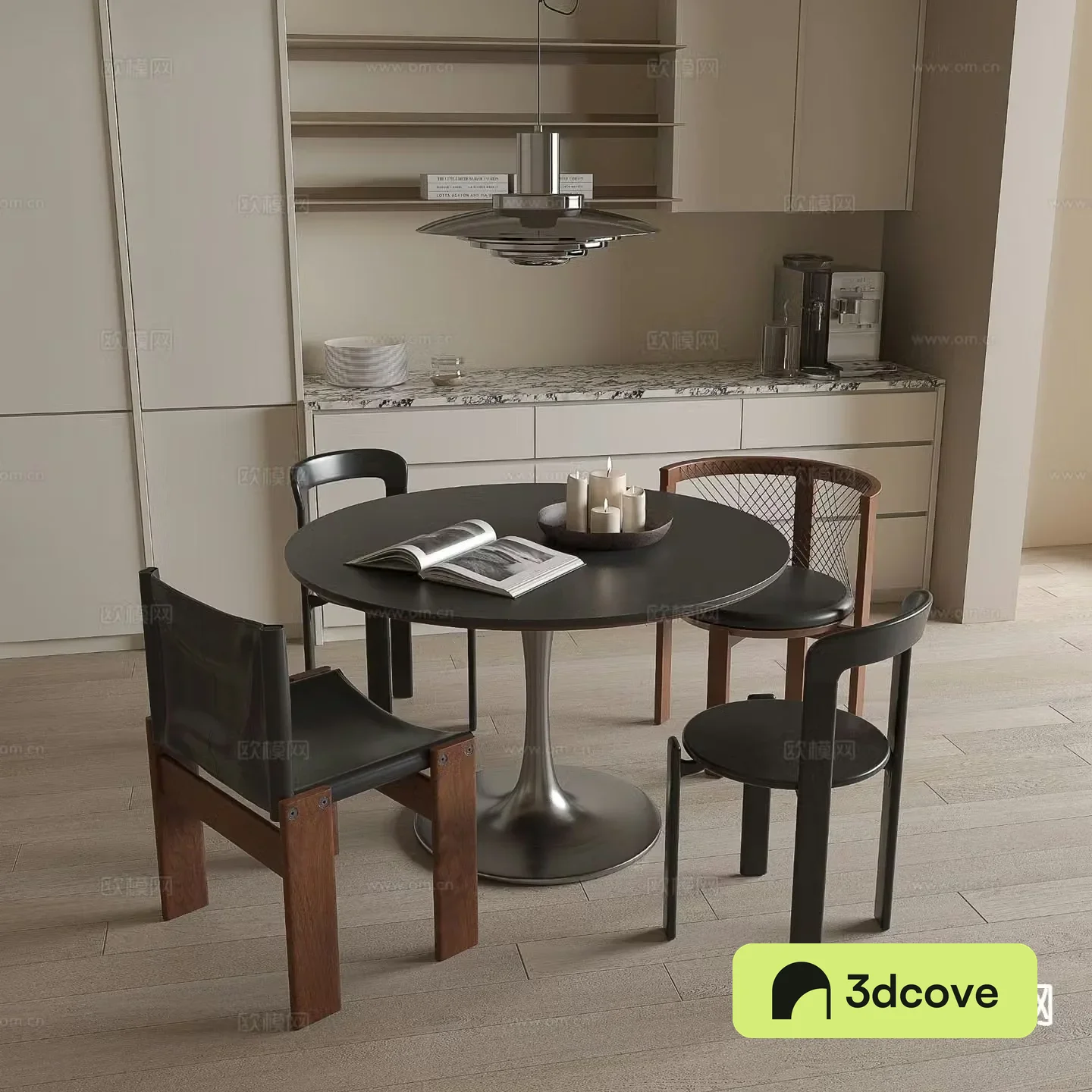 Medieval style dining table and chairs round dining table
