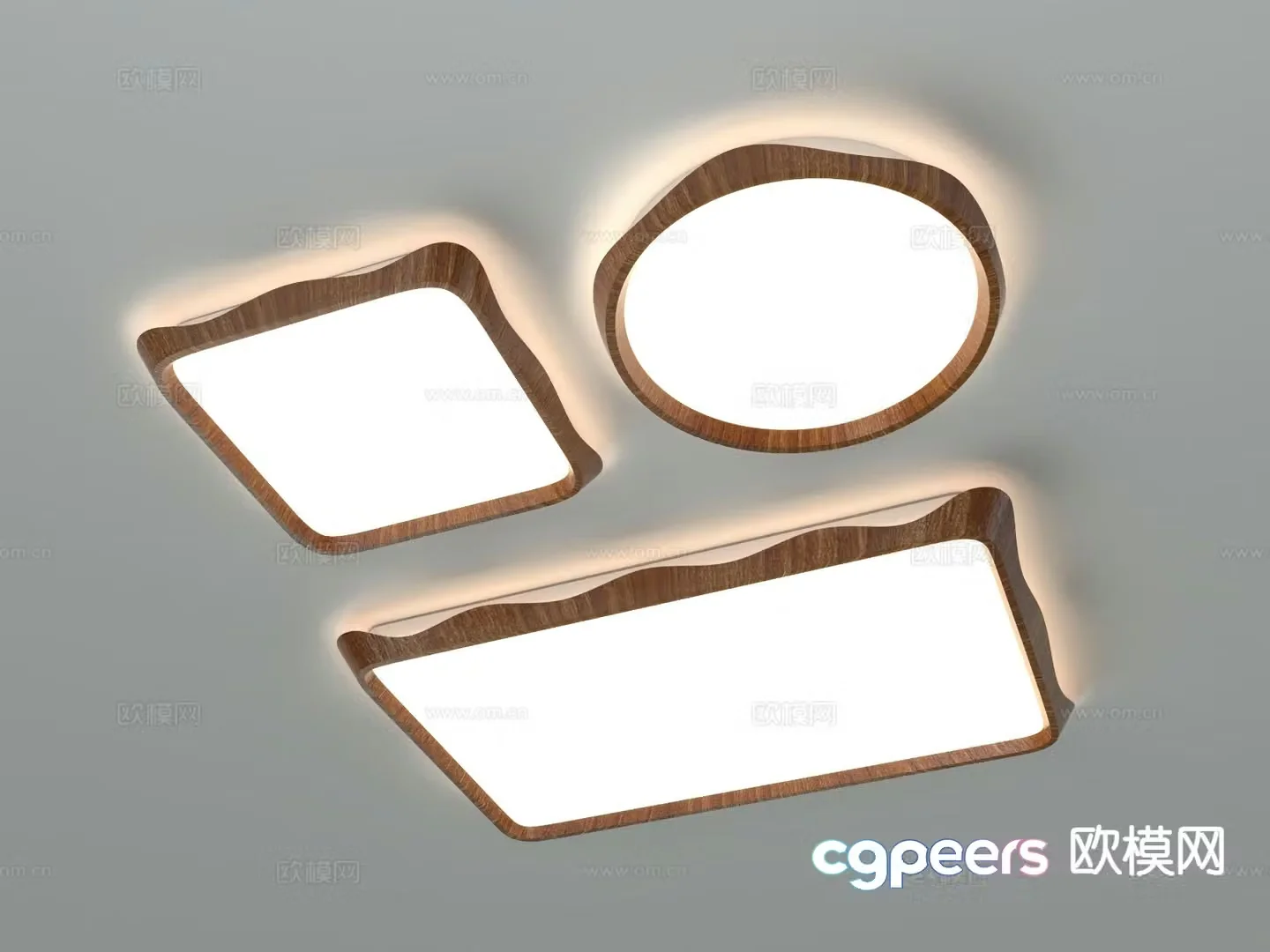 Medieval style ceiling lamp 3d model