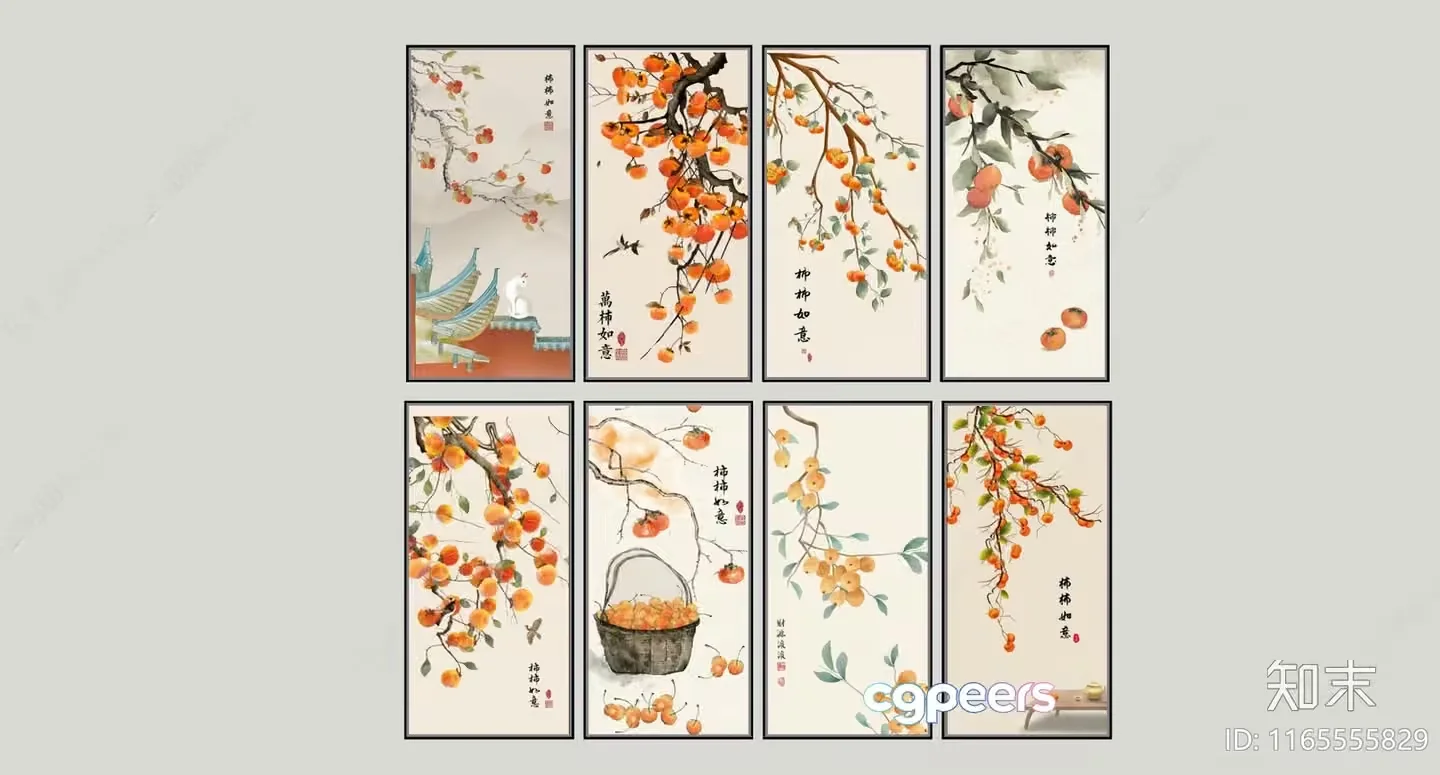 Traditional Chinese Art 3D Model – 3187 – VRAY Render