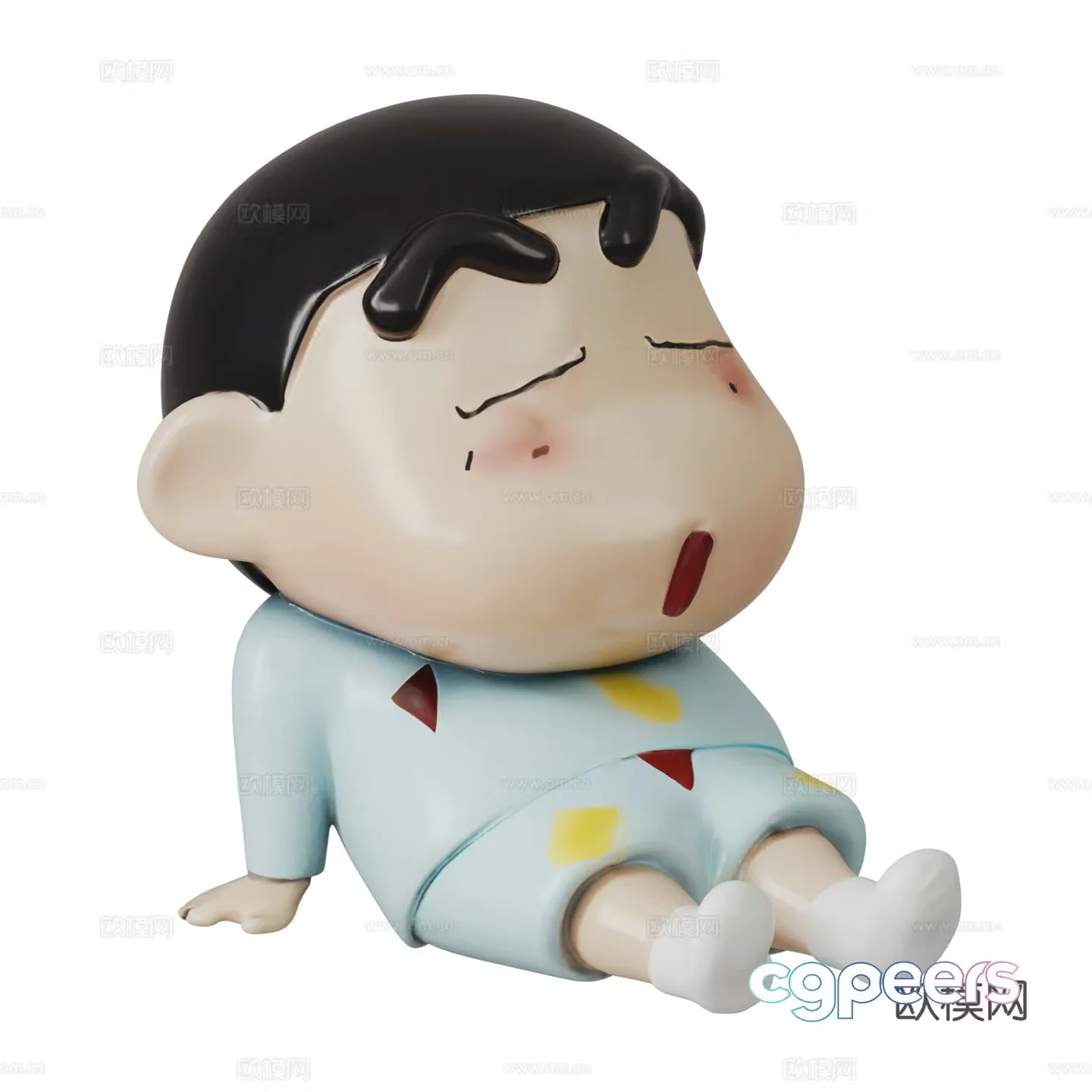 Modern doll 3d model