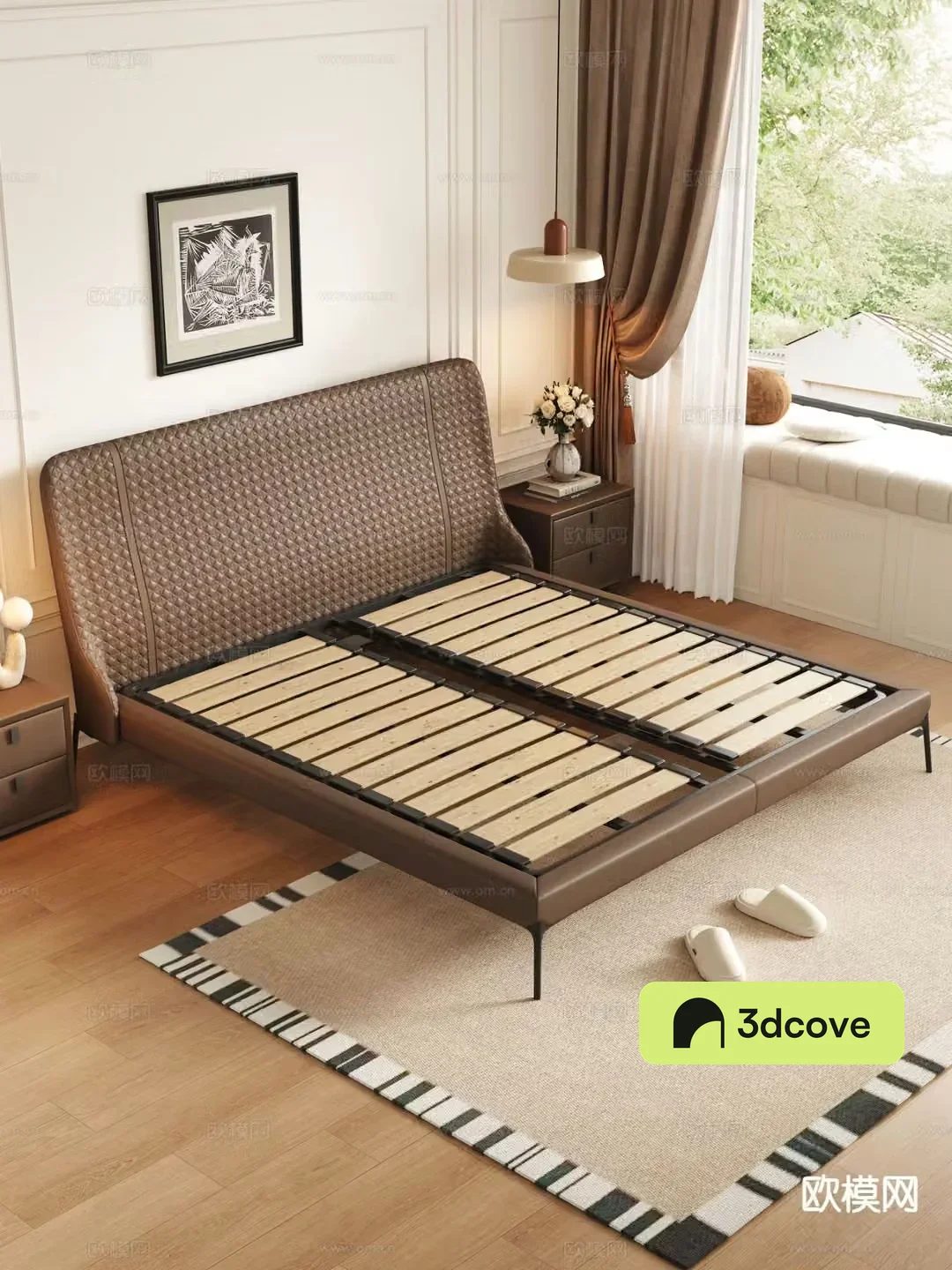 Italian double bed