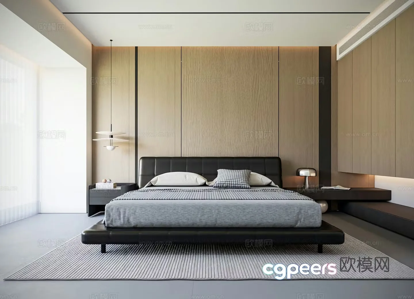 Modern bedroom 3d model