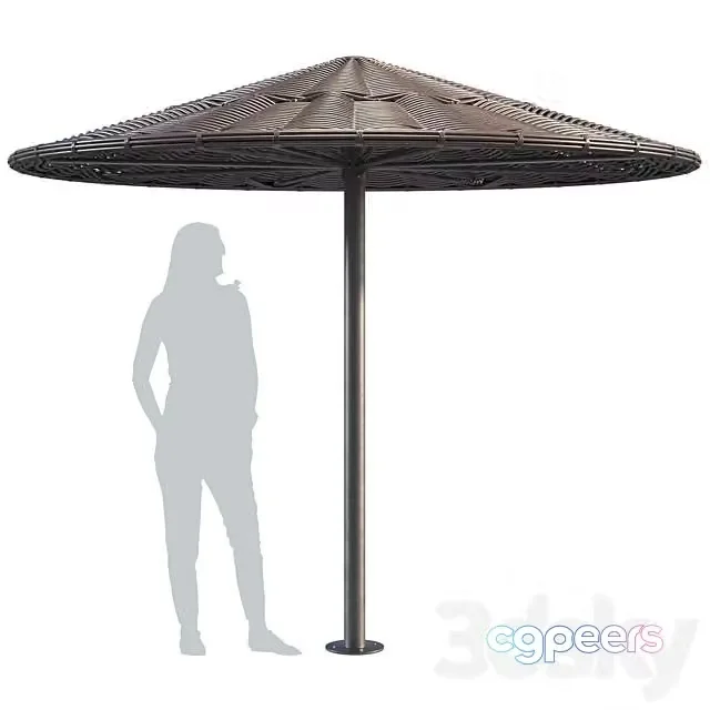 3ds Max Free – Beach Umbrella Premium