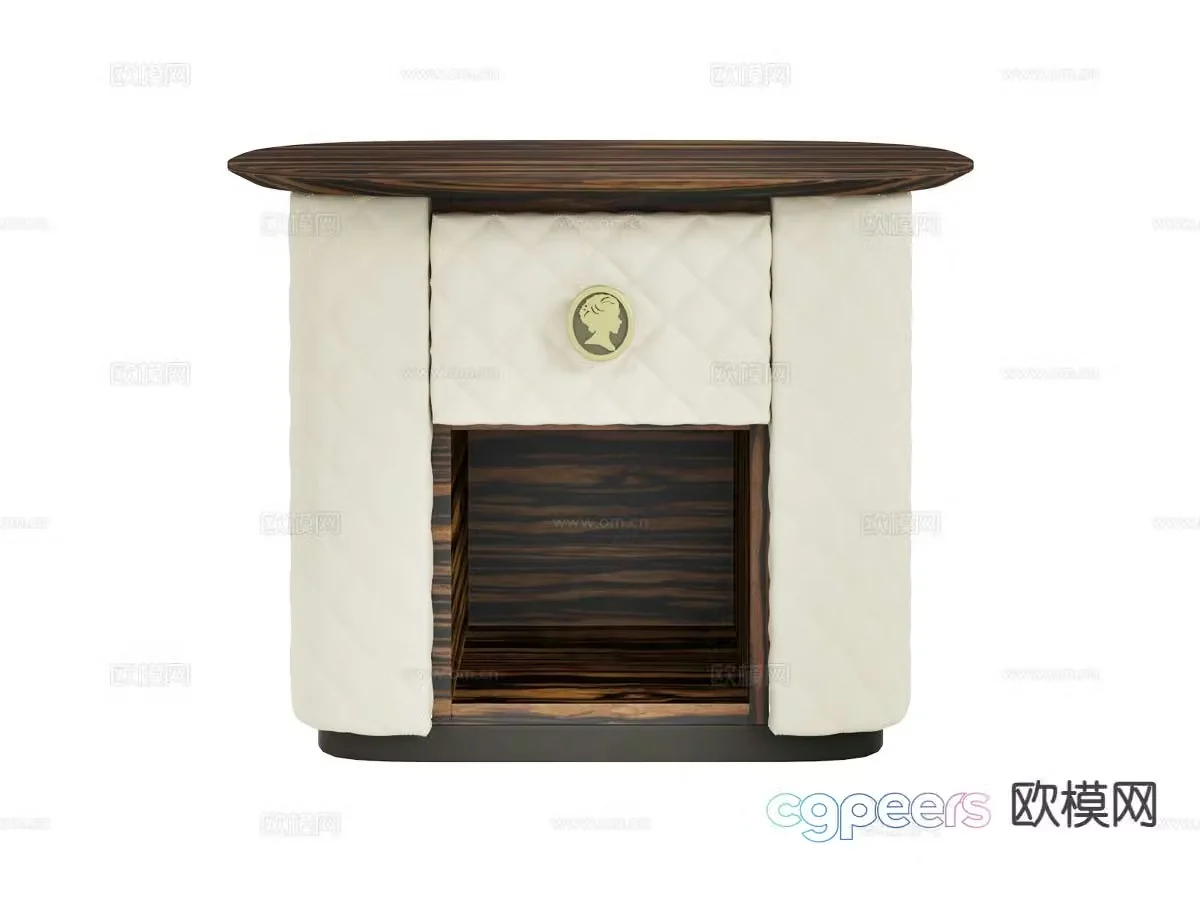 alberta-penelope bedside table 3d model