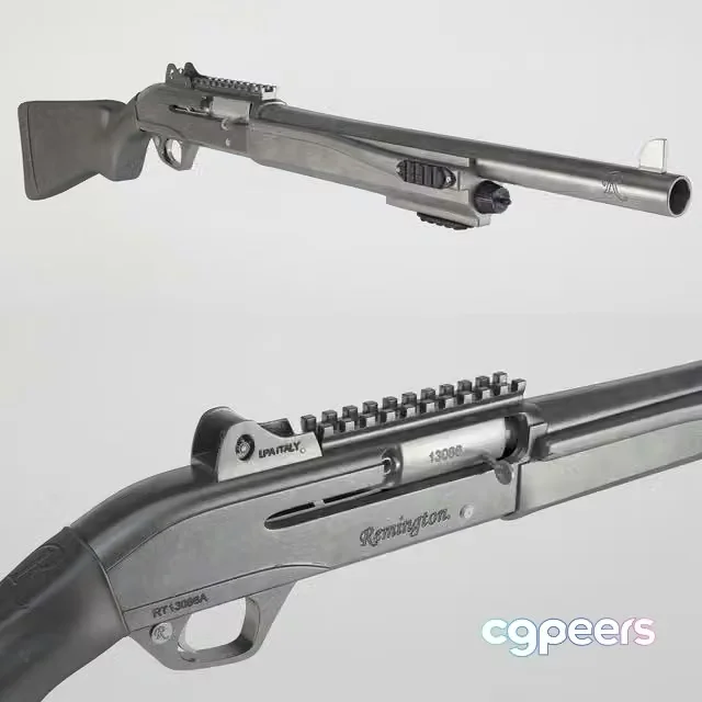3ds Max Free – Shootgun Remington R12