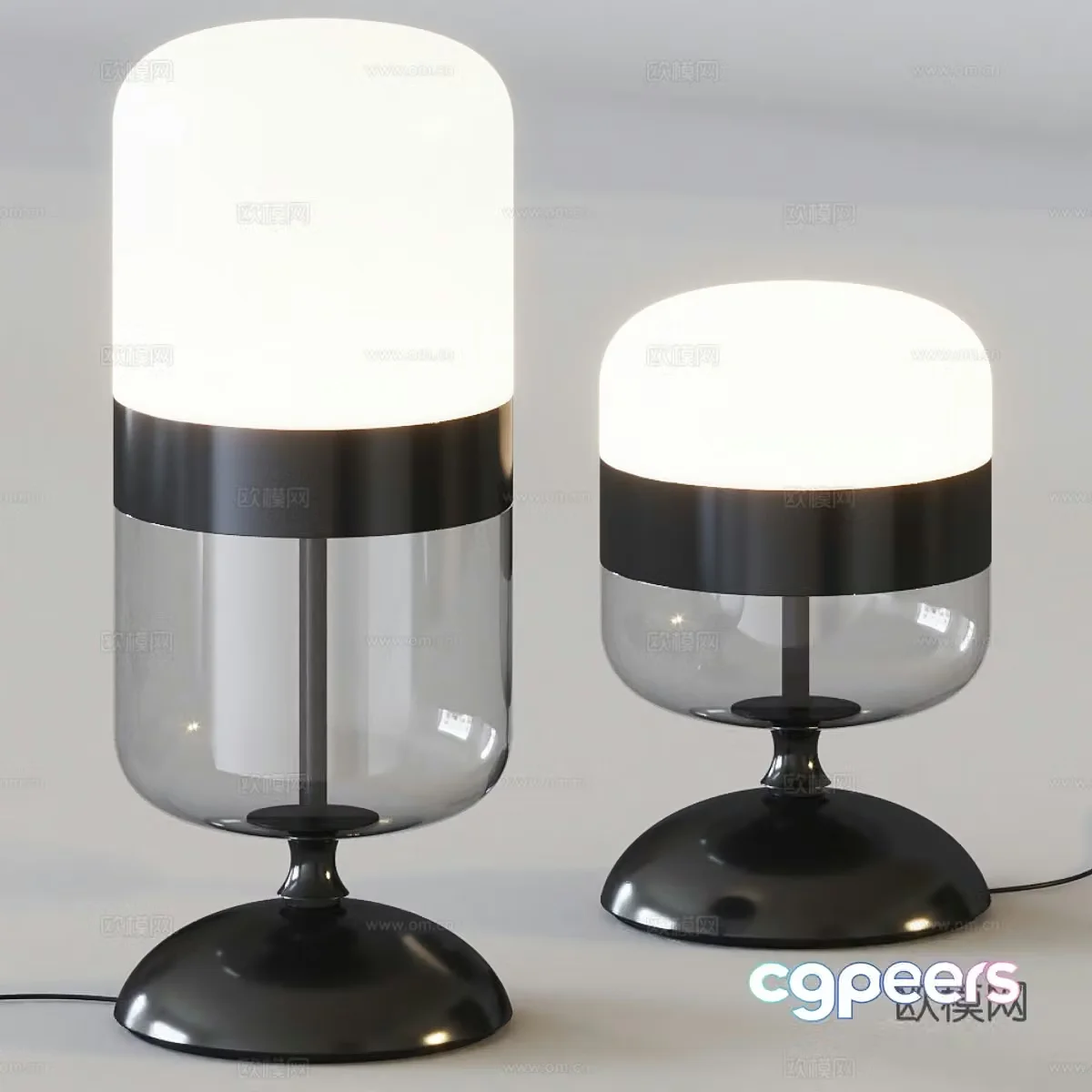 Modern Italian desk lamp 3d model