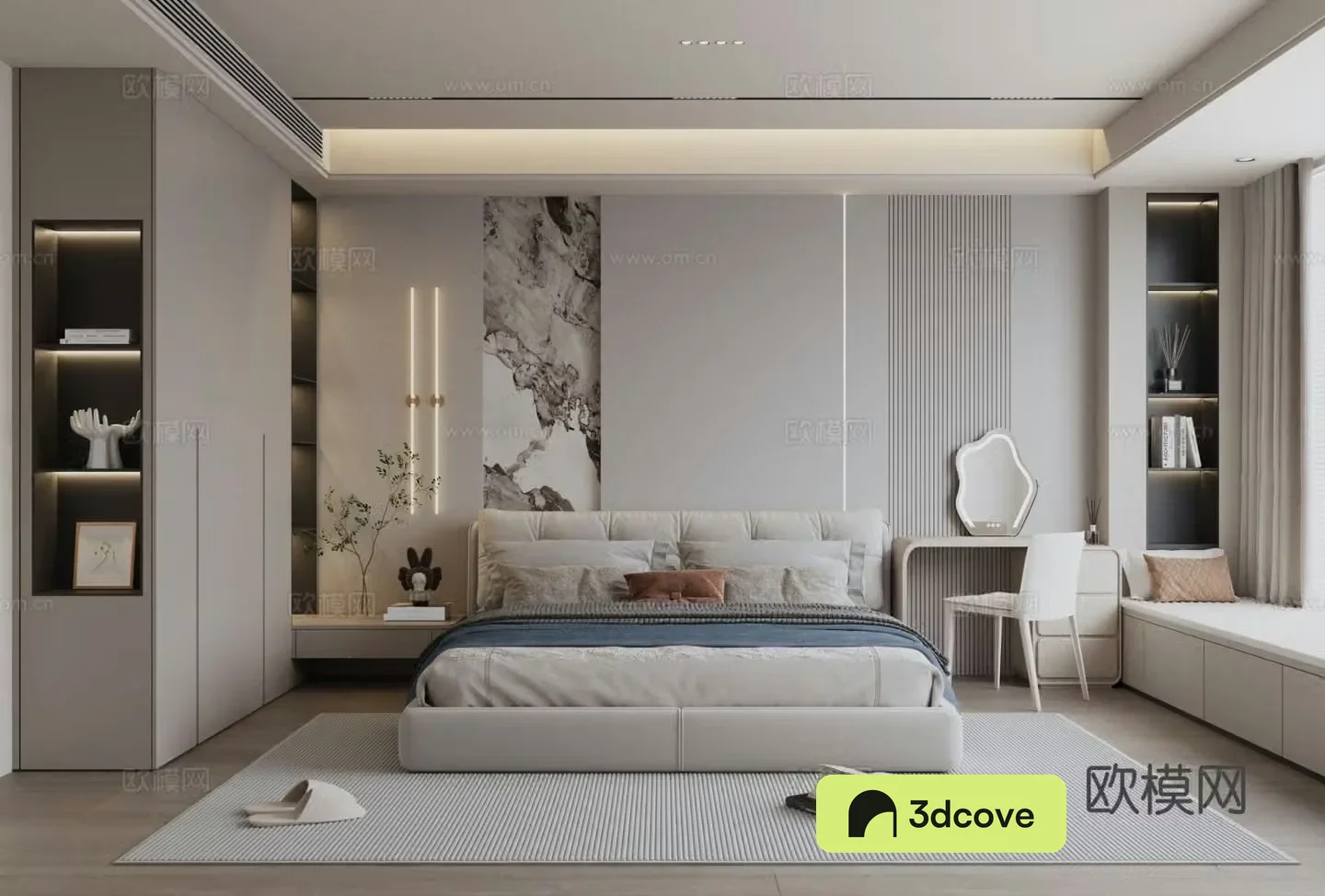 Modern minimalist home bedroom master bedroom