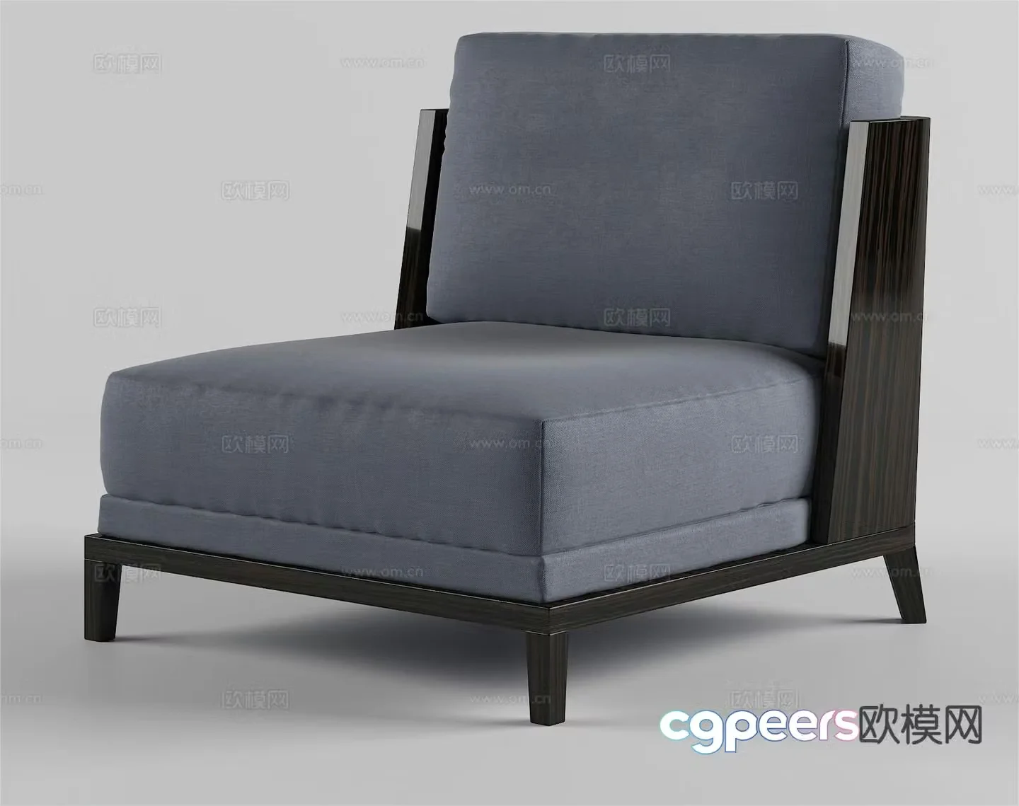 Modern chair leisure chair 3d model