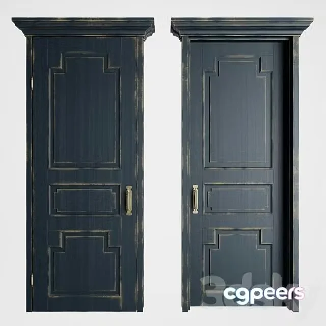 3ds Max Free – Classic vintage door