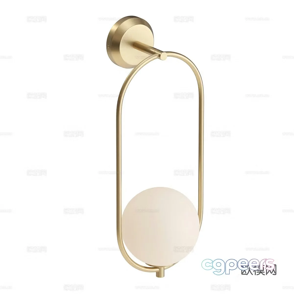 Light luxury wall lamp bedside wall lamp 3d model