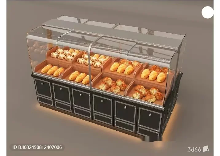 A Bakery Case With Pastries 3D Model – 2454 – VRAY Render