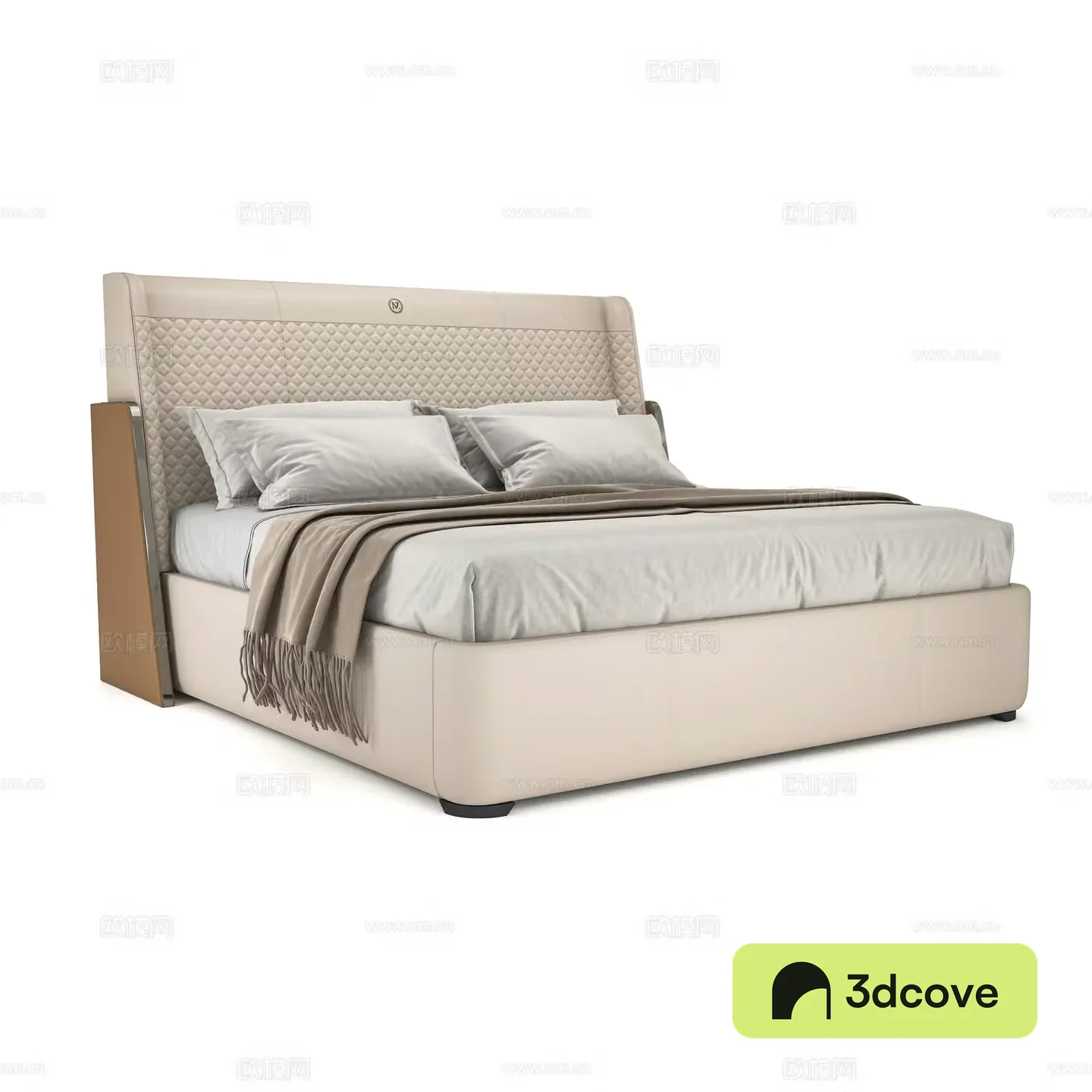 Modern double bed