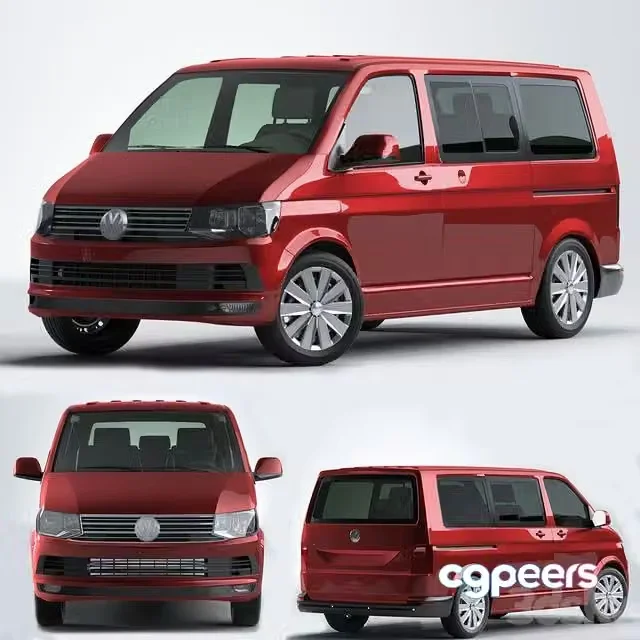 3ds Max Free – Wolkswagen Transporter T6 kombi