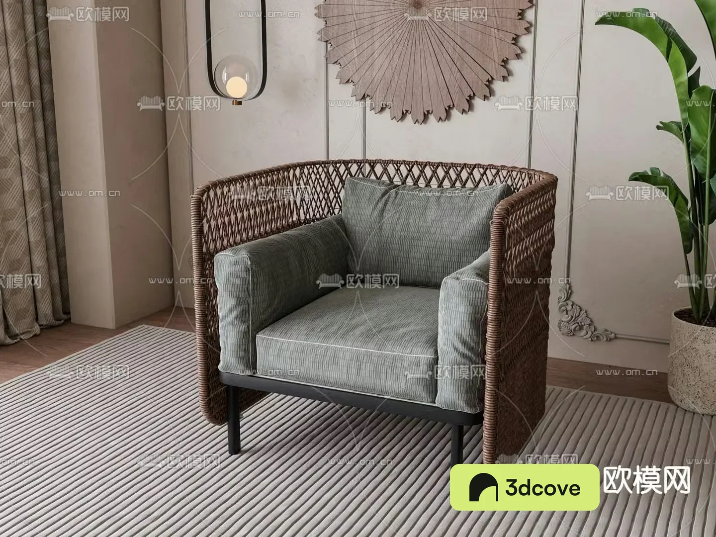 Outdoor sofa rattan sofa