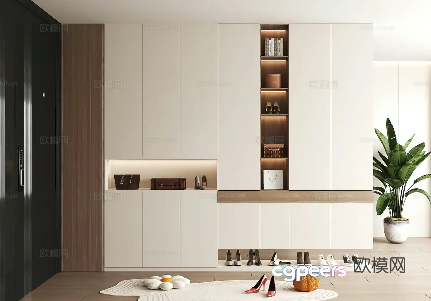 Shoe cabinet design shoe cabinet partition shoe cabinet porch shoe cabinet home shoe cabinet 3D model