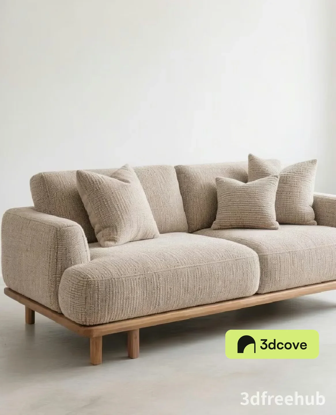 Modern Beige Sofa