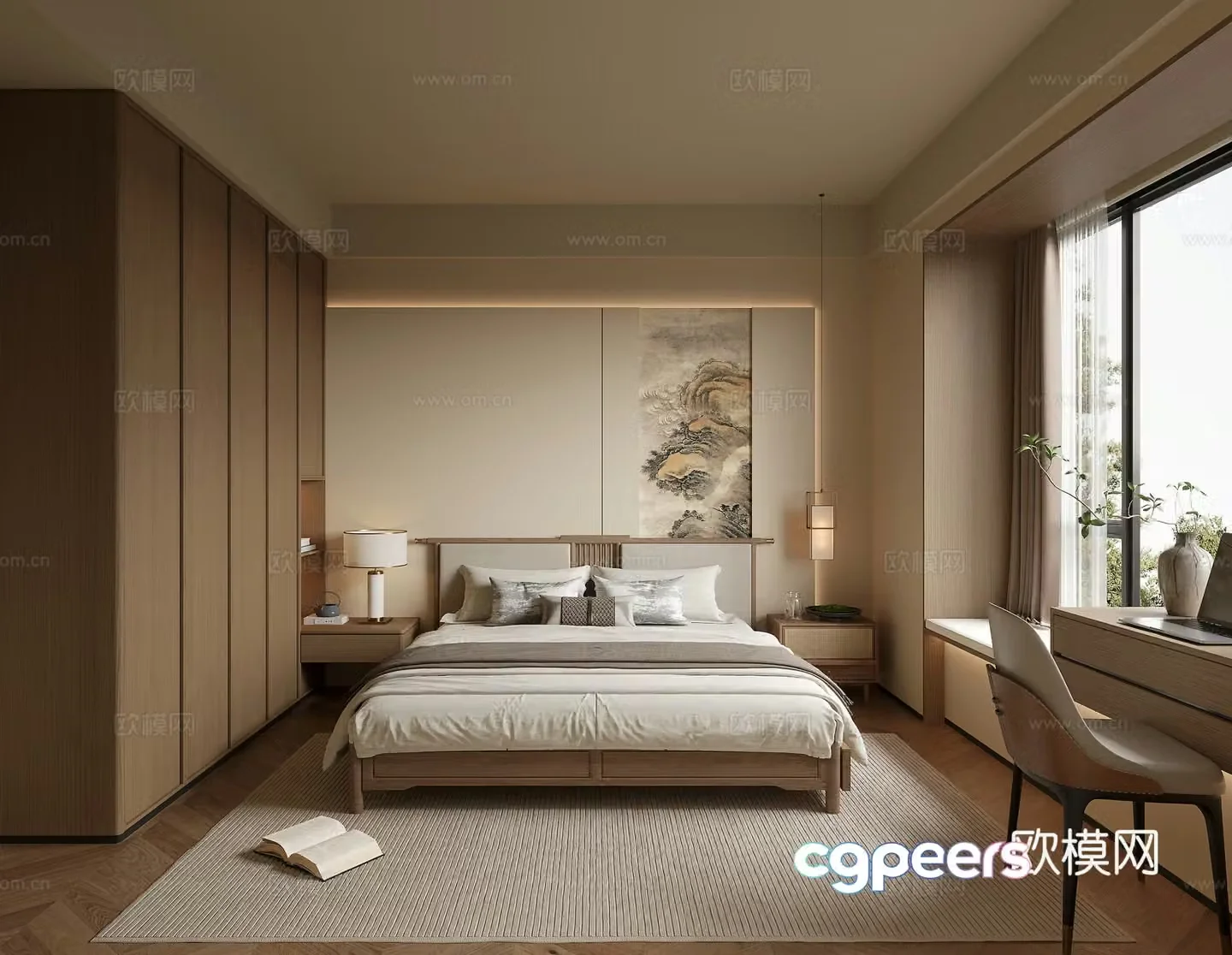 Song’s aesthetic bedroom 3D model