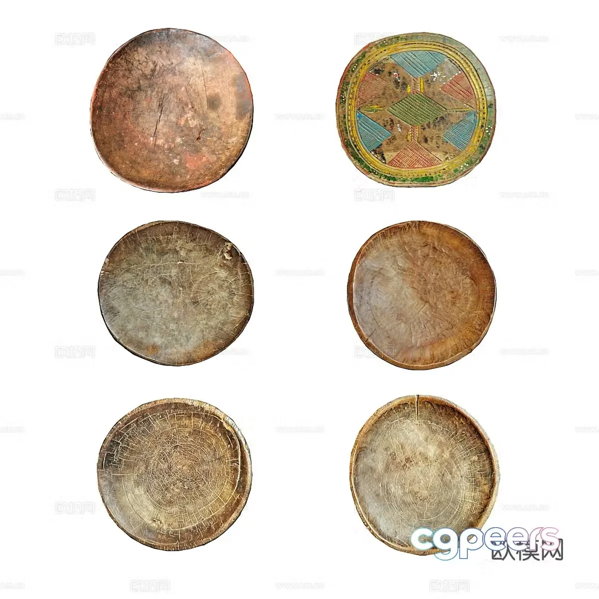 Tribal plate decoration 3d model