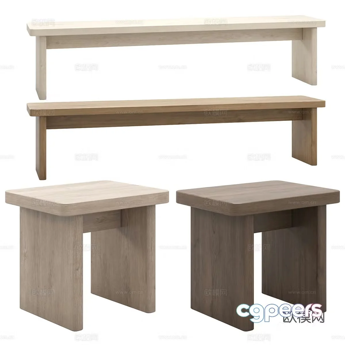 Wooden floor 3d model